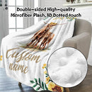 Custom Nursery Crib Bedding Set: Personalized Name 4 Piece Yellow Highland Cattle Design Baby Crib Sets for Girls - Toddler Double Layer Blanket Set, Comfortable Crib Bed Sheets for Baby Toddlers by TinyTreasures Baby Boutique