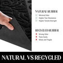 Yimobra Door Mat Indoor Outdoor Entrance, Non Slip Welcome Front Doormats, Heavy Duty Rubber Backing, Stain and Fade Resistant, Low Profile, Easy Clean Patio Garage Floor Mats, 47 x 32, Black by CozyNest Decor