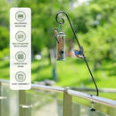 MIXXIDEA 2 Packs Heavy Duty Deck Rail Pole Deck Hook, Extensible and Adjustable Deck Hook for Hanging Bird Feeder, Plants, Suet Baskets,Wind Chimes,Lanterns by GreenHaven Gardens