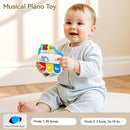 Baby Toys 0-6-12 Months: 5 in 1 Infant Musical Rtattle Teething Toys Sensory Learning Toys with Sounds, Newborn Shower Gifts for Boys & Girls by TinyTreasures Baby Boutique