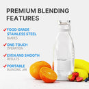 OTPEIR Portable Blender for Shakes and Smoothies with 11.83 Oz Travel Cup and Lid,Durable Stainless Steel Blades for Juice Blending Performance, White by TinyTreasures Baby Boutique