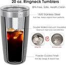 iProductsUS Personalized Tumbler for Men, Insulated Stainless Steel Travel Coffee Mug, Laser Engraved Custom Cup, Slider Lid Included, Gifts for Dad, Husband (Gray, 20oz) by TinyTreasures Baby Boutique