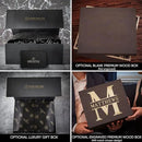 Custom Whiskey Decanter and Whiskey Glasses Set in Handcrafted Box by CozyNest Decor