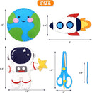 CiyvoLyeen Space Sewing Kit for Kids Solar System DIY Activity Kids Felt Craft Supplies for 7 8 9 10 11 12 Girls and Boys Educational Beginners Sewing Set of 11 by TinyTreasures Baby Boutique