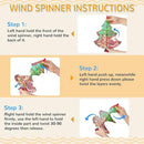Sublimation Wind Spinner Blanks, 6 Pack 10 Inch 3D Aluminum Metal Hanging Wind Spinner Bulk for Garden Yard Outdoor, Window Porch Decoration for Heat Press Transfer DIY by GreenHaven Gardens