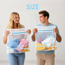 4 Pcs Large Mesh Laundry Bags for Delicates Intimates Lingerie with Zipper 2 Pcs 20” x 24”, 2 Pcs 24” x 24” by TinyTreasures Baby Boutique