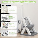 Toilet Seat, Potty Training Seat for Toddler, Upgraded 2-in-1 Potty Toilet Training for Boys and Girls,Waterproof Cushioned Mat with Non-slip Step Stool by TinyTreasures Baby Boutique