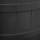 Good Ideas Rain Wizard 50 Gallon Plastic Outdoor Home Water Storage Tank Rain Barrel Collector with Brass Spigot and Flat Back Design, Black, 2 Pack by GreenHaven Gardens