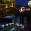 12Pack Solar Torch Lights with Flickering Flame Upgraded, Security&Waterproof Solar Lights Outdoor Landscape Decoration, Mini Solar Tiki Torches for Yard,Garden,Patio, Pathway Decor-Auto On/Off by GreenHaven Gardens