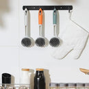 Patelai 12 Pack Kitchen Scrub Dish Brush with Long Handle Dish Scrubber with Stiff Bristles Scrub Brushes for Kitchen Dishes Washing Tools, Pots, Pans and Sink Cleaning (Multicolor) by CozyNest Decor