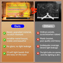 lumiboard led Drawing Board Message Board with Lights for Drawing Creative Advertising Board for Writing Drawing Note Taking Advertising Display Glow-in-The-Dark Acrylic (11.8 * 7.9 inches) Kids Gift by TinyTreasures Baby Boutique