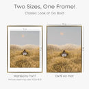 Homeforia 13x19 Picture Frame Bronze, High End Metal 13x19 Brass Poster Frames with Mat 11x17 for Photo, 13 x 19 Frame Matted to 11 by 17 Print, 19x13 Hanging Frame, Tempered Glass, Wall Kit, Set of 1 by CozyNest Decor
