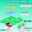 Pottery Wheel for Kids - Complete Pottery Painting Kit Arts and Crafts for Kids Ages 8-12 with 3 Pack Air Dry Clay Art Supplies Toys for Girls Boy Birthday Gift for 6 7 8 9 10 11 12+ by TinyTreasures Baby Boutique