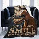 Funny Horse Throw Blanket Soft Fleece Blanket Men Women Gift for Kids Boys Girls for Party Couch Sofa Bed Deco Blankets 60x50 Inches by CozyNest Decor