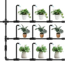 Drip Irrigation Fittings for 1/4 inch Tubing (0.16" ID x 0.28" OD), 20 Pcs Anti-Drop Locked Barbed Reducing 4-Way Coupling for Drip Line Connectors by GreenHaven Gardens