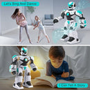 RC Robot Toy for Kids Remote Control Robot Toy, Smart Gesture Sensing Rechargeable & Programmable Robot Walking Dancing Singing Chirstmas Gift for 3-15 Years Old Boys Girls by TinyTreasures Baby Boutique