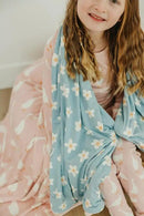 Copper Pearl Jumbo 3-Layer Baby Blanket: Soft Baby Quilts for Boys and Girls | Breathable, Cozy, Toddler Blanket | Baby Quilt for Newborns | 46x46 Premium Polyester/Rayon | Goosie by CozyNest Decor
