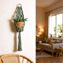 Artilady Macrame Hanging Planter for Indoor Plants, Boho Woven Plant Hanger Large Hanging Flower Pot Holders Outdoor Baskets Storage Green Wall Decor by GreenHaven Gardens