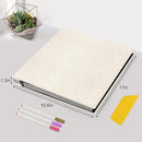 Zesthouse Photo Album Self Adhesive Pages, 60 Pages Magnetic Scrapbook Albums with Sticky Page,Photos Album Holds 8x10 & 5X7 & 4x6 & 6x8 & 3x5, Large Picture Book Ideal for Family,Wedding,Baby by TinyTreasures Baby Boutique