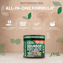 Clean Nutra Soursop Supplement Moringa Sea Moss Black Seed Oil Berberine Turmeric Resveratrol Quercetin Greens Bitters Boswellia Bitter Melon Burdock Root Antioxidant Support 90 Capsules by CozyNest Decor