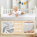 BEDLORE Waterproof Mattress Protector Crib, 2 Pack Soft Mattress Pad, Noiseless Machine Washable Mattress Cover, Ultimate Protection for Your Baby's Crib Toddler Bed (52''x28'') by TinyTreasures Baby Boutique