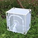 RESTCLOUD Monarch Butterfly Habitat Cage, Outdoor Insect Mesh Cage Terrarium 16" x 12" x 16" by GreenHaven Gardens