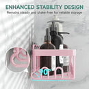 Veken Rustproof & Waterproof Shower Caddy 6-Pack, No Drilling Adhesive Shelves Rack with Soap Holder, Large Capacity Bathroom Organizers and Storage, Wall-Mounted Kitchen & Home Decor by CozyNest Decor