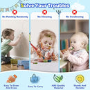 Kikidex Toddlers Toys Age 1-3, Magnetic Drawing Board, Toddler Girl Toys for 1-2 Year Old, Doodle Board Pad Learning and Educational Toys for 1 2 3 Year Old Baby Kids Birthday Gift (Dark Blue) by TinyTreasures Baby Boutique
