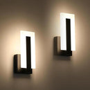 Joosenhouse Modern LED Wall Sconces Up and Down Wall Mount Light Black 3000K Warm White Wall Lights Set of 2, Indoor Wall Lighting for Hallways, Bedrooms, Hallways, Living Room Indoor Wall Lights by CozyNest Decor
