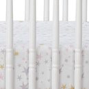 Bedtime Originals Rainbow Unicorn Pink/Purple 4-Piece Baby Crib Bedding Set by TinyTreasures Baby Boutique