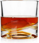 Yosemite Heavy Crystal Whiskey Glasses Gift Set of 2, Thick Freezable Bourbon Glass 1lb Each, Premium Whiskey Gifts for Men, Frozen Crystal Chills Cocktails, 10 oz by CozyNest Decor