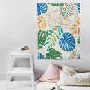 ICMOLYYENLO Tropical Green Plant Tapestry, Green Palm Leaves Natural Landscape Print Wall Tapestry for Bedroom Living Room Dormitory 30x40 Inch by CozyNest Decor