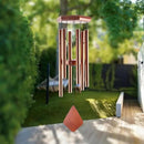 Small Wind Chimes for Outside, 28 Inches Wind Chimes Outdoor Tuned Soothing Melody, Sympathy Wind Chimes for Mom/Housewarming, Bronze Wind Chimes Outside Decoration. by CozyNest Decor