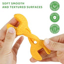 Fu Store 4 Pack Soft Silicone Teething Toys for 0-12 Months 6-24 Months Toddlers Infant Hammer Spanner Wrench Pliers Tools Shape Baby Teethers Relief Soothe Babies Gums Set by TinyTreasures Baby Boutique