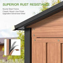 Outdoor Storage Shed, 5x3 Ft Metal Steel Tiny House with Lockable Door, Vertical Outside Storage Building for Garden, Backyard, Lawn, Patio Utility, Tool Storage by GreenHaven Gardens