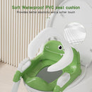 Potty Training Seat, Toddler Toilet Seat for Kids Boys Girls, 2 in 1 Potty Training Toilet for Kids, Splash Guard Anti-Slip Pad Step Stool, Adjust High Potty Chair for Toddler Kid Boys Girls by TinyTreasures Baby Boutique