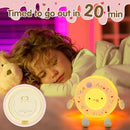 QANYI Donut Lover Lamp, Soft BPA Free Silicone Touch Night Light, Eye Caring, Stepless Dimming, Christmas Gift, Room Decor, Party, Home Office, Nursery Night Light for Kids Breastfeeding and Sleeping by TinyTreasures Baby Boutique