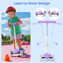 TONBUX Kids Scooter for Ages 3-5, Toddler Scooter with Light-Up Deck and Wheels, Adjustable 4-Level Height 3-Wheel Scooter for Kids, Lean-to-Steer Design by TinyTreasures Baby Boutique