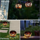 Starsoul 2 Pack Solar Lanterns Waterproof Outdoor, Hummingbird Hollow Out Decoractive Hanging Solar Lantern Lights for Outside Garden Yard Porch Tabletop Patio Decor, Gardening Gifts for Women Mom by GreenHaven Gardens