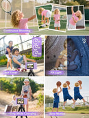 Digital Camera, 44MP Full HD 1080P Point and Shoot Camera with 64GB Card, Anti Shake 16X Zoom Compact Volg Cameras, Portable Small Digicam Gift for Kids, Ages Teen Girl Boy - Purple by TinyTreasures Baby Boutique