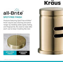 KRAUS Dishwasher Air Gap in Spot Free Antique Champagne Bronze, KAG-1SFACB by CozyNest Decor
