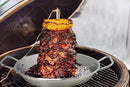 BBQ Vertical Skewer Pan Gyro Spit Stand for oven, Al Pastor Shawarma Skewer for Grill, El Pastor Hack for Tacos Al Pastor Chicken, Brazilian, Stainless Steel, with 8",10" and 12" stick by GreenHaven Gardens