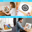 Phylosal Rechargeable A4 Light Pad with Built-in Stand & Bag, Magnetic Tracing Light Box for Drawing, Diamond Art Light Board with Side Button, Super Bright Light Table for Diamond Painting, Sketching by TinyTreasures Baby Boutique