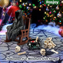 Halloween Fun Miniature Grim Reaper Figurine,Gothic Horror Resin Grim Reaper Decor,for Bookshelf Decor,Desk Trinkets,Collectible,Party Gifts by CozyNest Decor