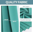 ChrisDowa Grommet Room Darkening Curtains for Bedroom and Living Room - 2 Panels Set Thermal Insulated Blackout Curtains (Teal, 42W x 84L) by CozyNest Decor