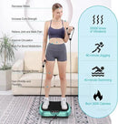 AXV Vibration Plate Exercise Machine Whole Body Workout Portable Mini Vibrate Fitness Platform Lymphatic Drainage Machine for Weight Loss Shaping Toning Wellness Home Gyms Workout (Mini) by CozyNest Decor