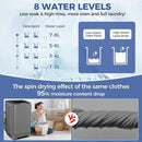Nictemaw Portable Washing Machine 20Lbs Portable Washer Machine with Drain Pump, 2.8 Cu.ft Compact Washing Machine with 10 Programs 8 Water Levels Laundry Machine for Apartment, Home, Dorms, Rv by CozyNest Decor