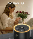 Dreamegg White Noise Machine - Sound Machine for Adult Baby Kid, Noise Machine for Sleeping with 24 Calming Sound, Ambient Nightlight, Continuous or Timer, Loud Sleep Machine for Home Nursery Office by TinyTreasures Baby Boutique