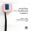 Mondano UV-C Toothbrush Sanitizer and Holder, Toothbrush Case - Manual/Electric Toothbrush Cover for Any Toothbrush Head - Rechargeable Toothbrush Travel Case, Tooth Brush Cover Cap for Home by CozyNest Decor
