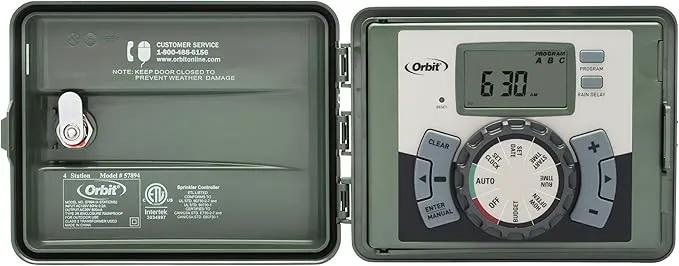 Orbit 57894 4-Station Outdoor Swing Panel Sprinkler System Timer, photo 3 of 9